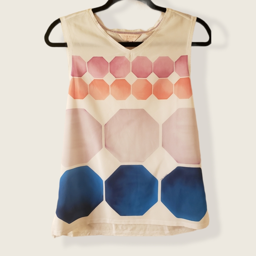 Ted Baker canndy marina mosaic vest top